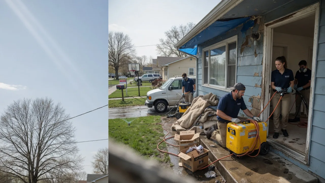 Basement Flood Cleanup in Dugger, IN near me
